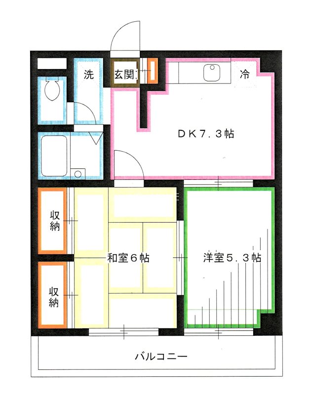 スカイハイツ 間取り