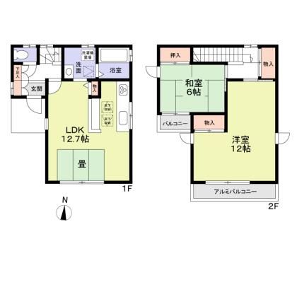 杉並区清水１丁目戸建 間取り