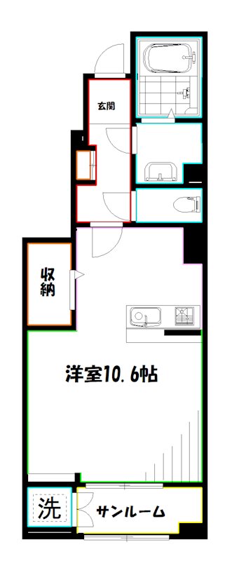 マルタン　シュド 間取り