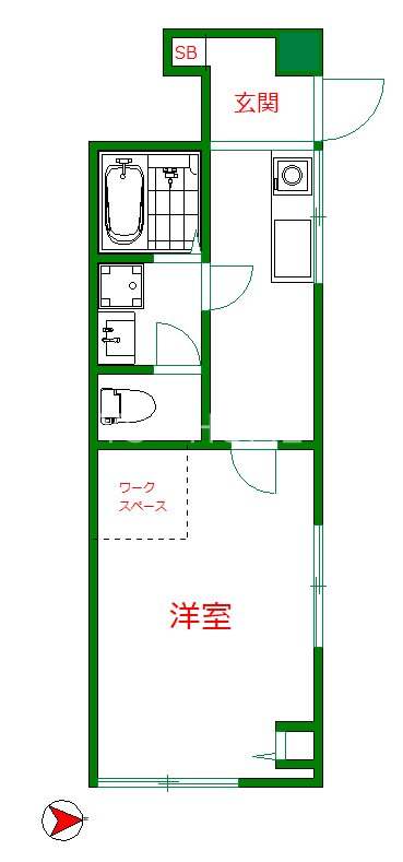 カームネス・Ｋ 間取り