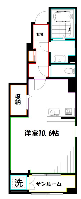 マルタン　シュド 間取り