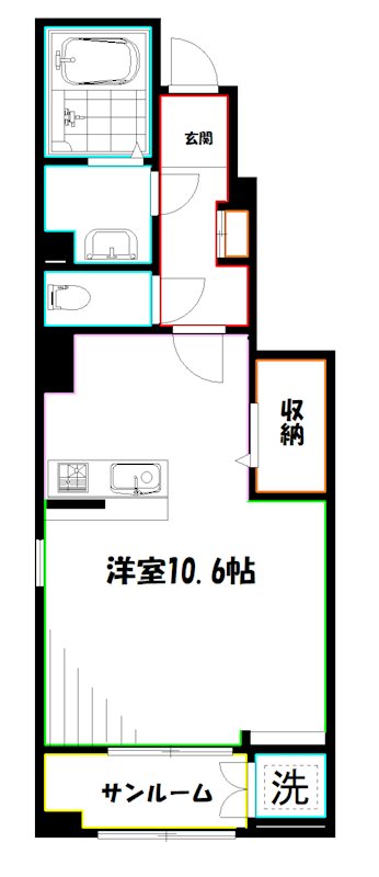 マルタン　シュド 間取り