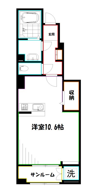 マルタン　シュド 間取り