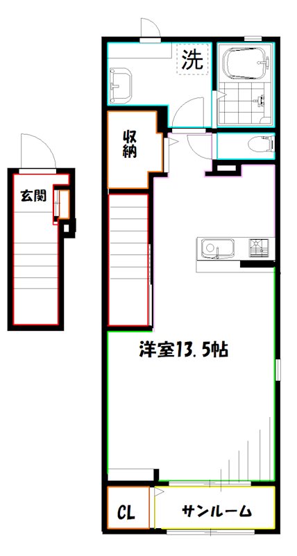 マルタン　シュド 間取り