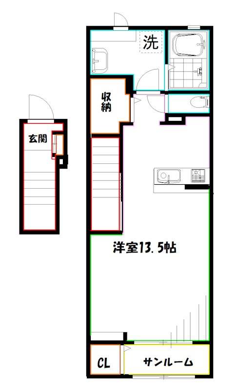 マルタン　シュド 間取り