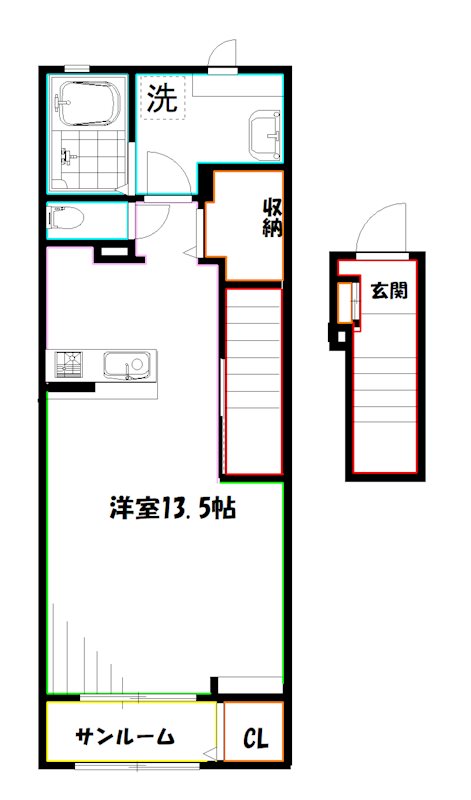 マルタン　シュド 間取り