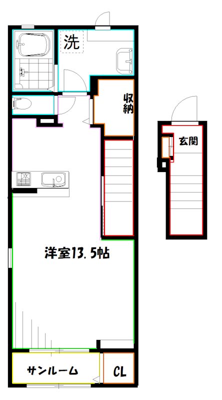 マルタン　シュド 間取り
