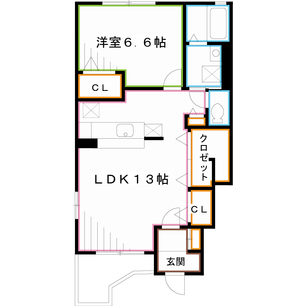 千 間取り