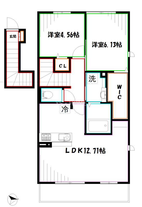 NKガーデン 間取り図