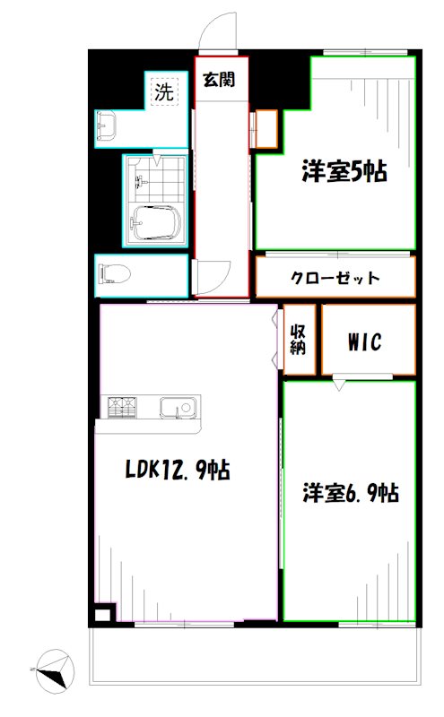 サルファー 間取り