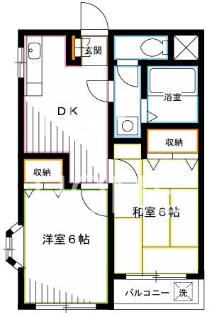 レジデンス井野Ｂ 間取り