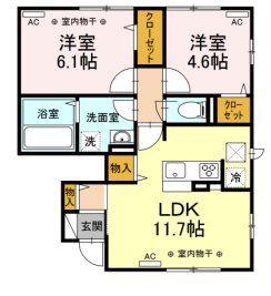 フェリーチェⅡ 間取り