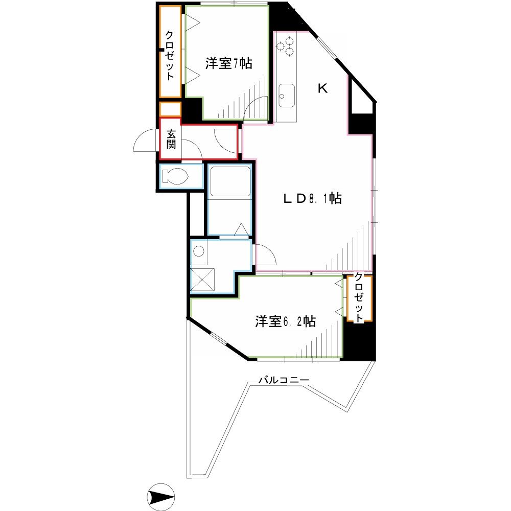 グランコート 間取り