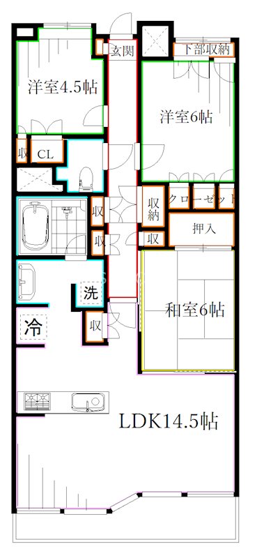 小金井東町ガーデンハウス 間取り