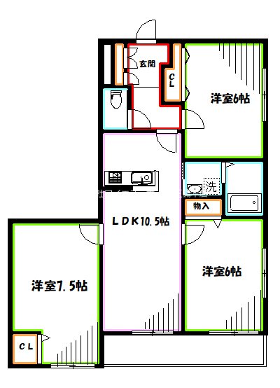 サンドルチェ 間取り図