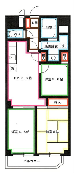 COURT INTERNATIONAL 間取り