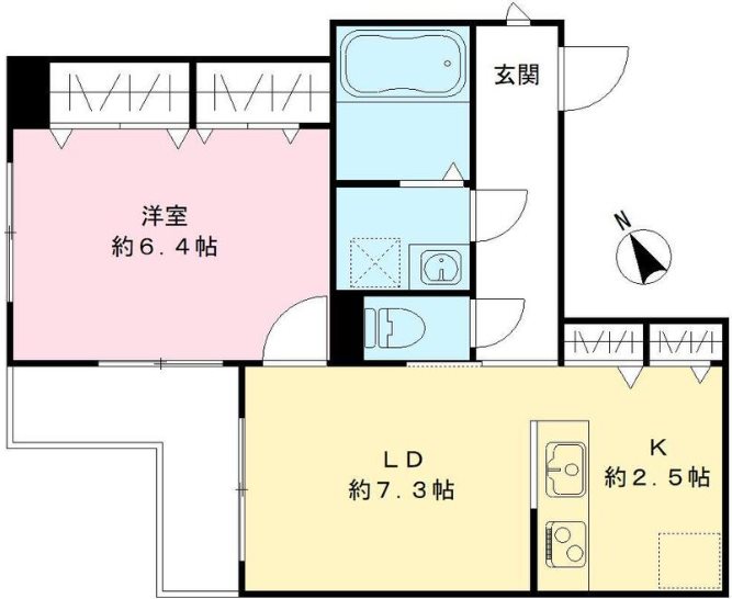 La Paz (ラ　パーズ) 間取り