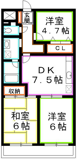 シャンボール武蔵野 間取り