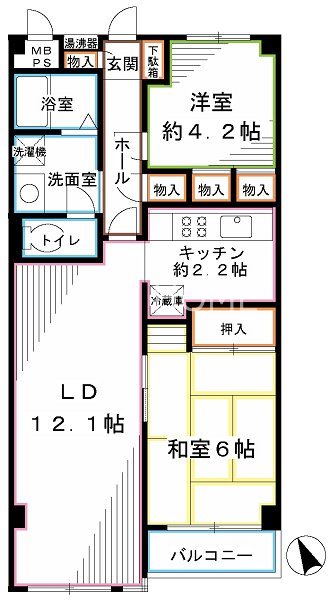 パレ武蔵小金井 間取り