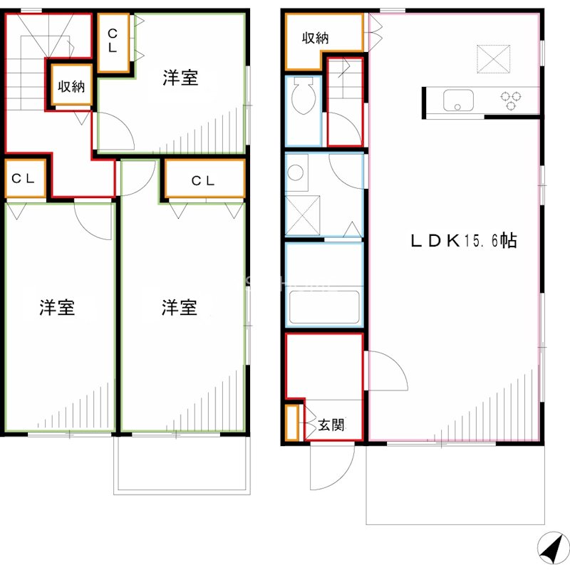 ヴェルジュ 間取り