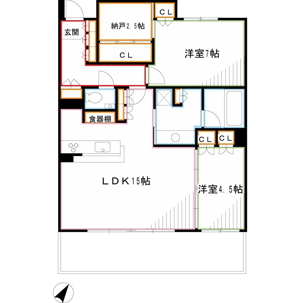 グランプレオ武蔵野　　 間取り