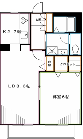シャーメゾンハイジ 間取り