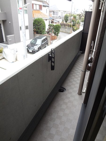 つつじヶ丘アイランドコート ベランダ
