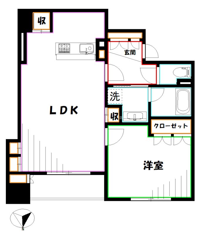 グリエヴェール  間取り