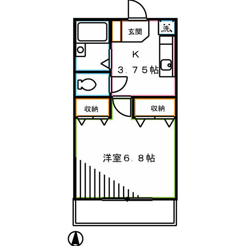 ルーデンス 間取り図
