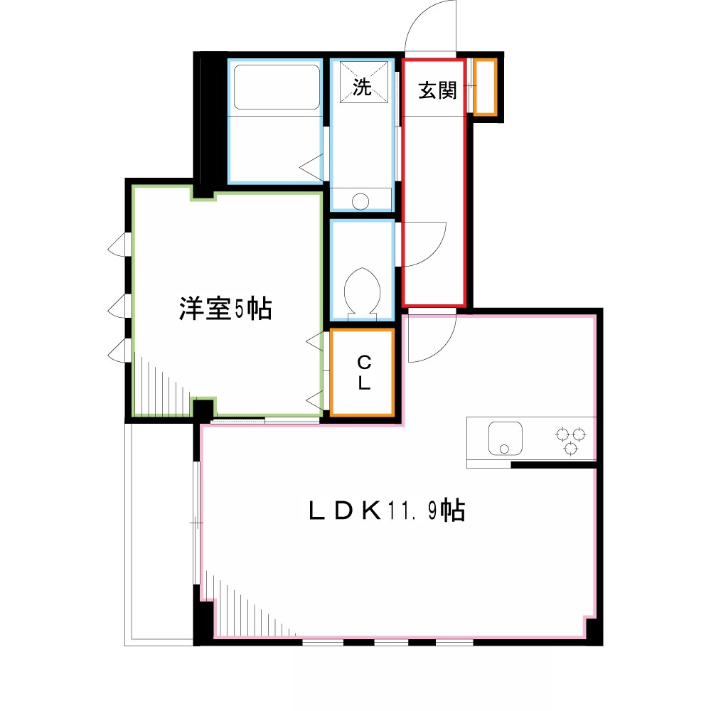 ラグージュ武蔵野 間取り