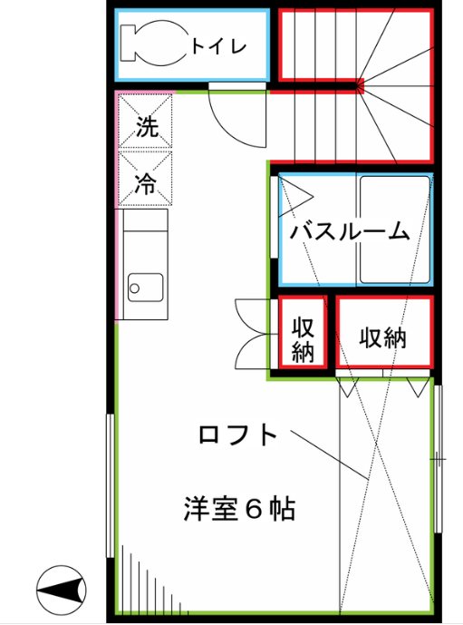 Hana Apartment 間取り