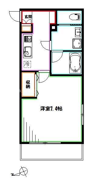 クレイシア三鷹 間取り