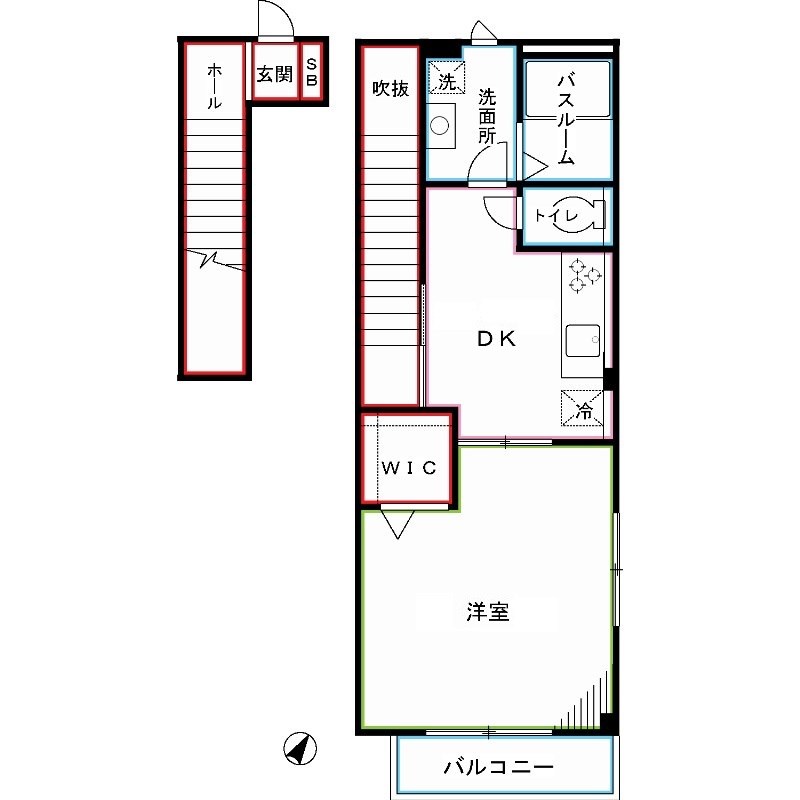 Twinkle Maisonette 間取り