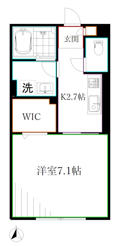 フィーカ　A棟   間取り