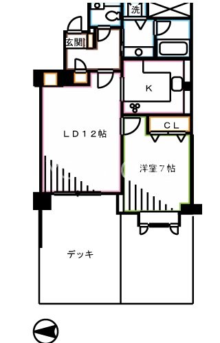 ダイアパレス三鷹かえで通り 間取り