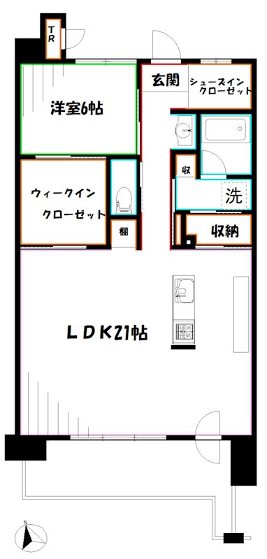 オーベル吉祥寺ＥＡＳＴ　　 間取り
