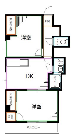 道灌ハイツ 間取り