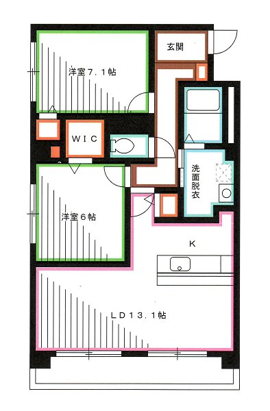 パルクレール　 間取り図