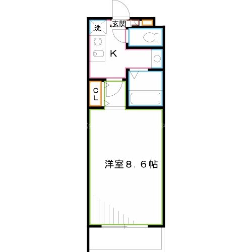 サンライトＭ東小金井 間取り図