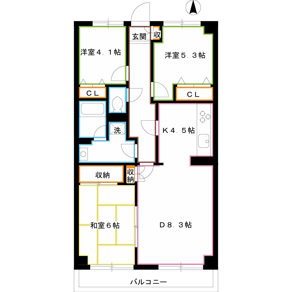エステージ小金井 間取り