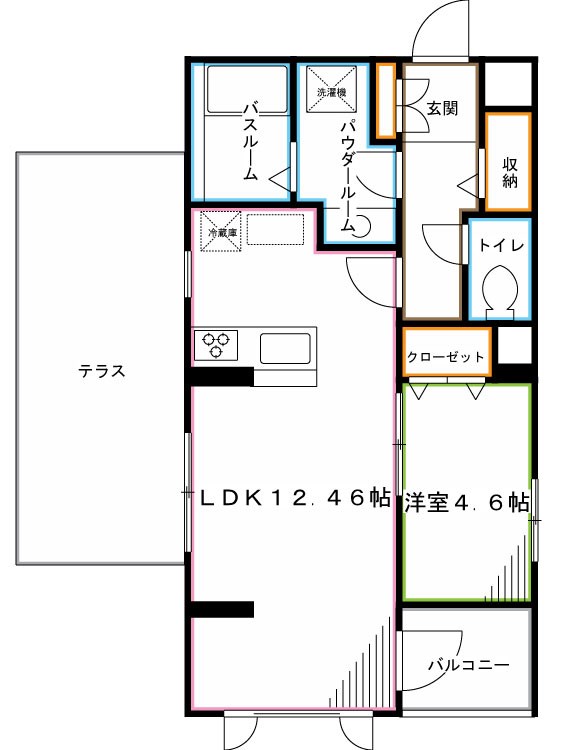 ヴェルフォーレ阿佐ヶ谷 間取り