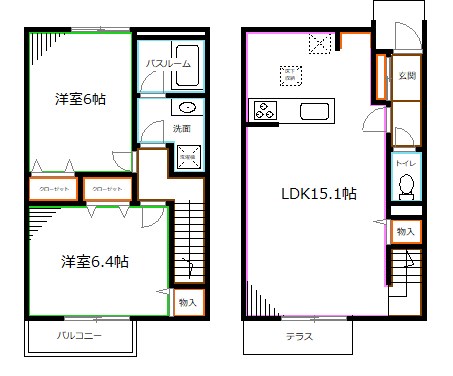 ザ・パークメゾン上井草駅前Ⅰ 間取り