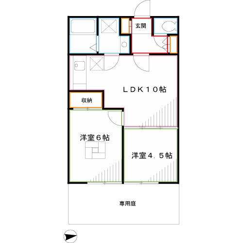 ライオンズマンション南烏山 間取り