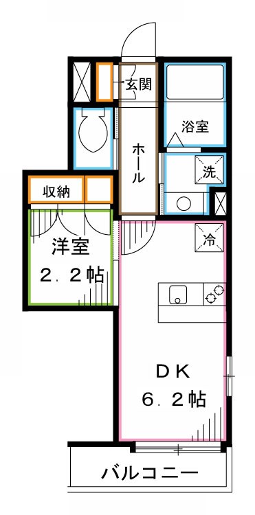 ドミール中野  間取り