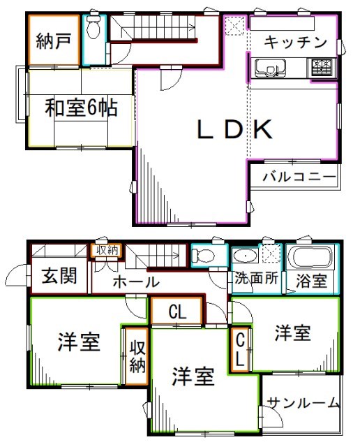 清水１丁目戸建 間取り