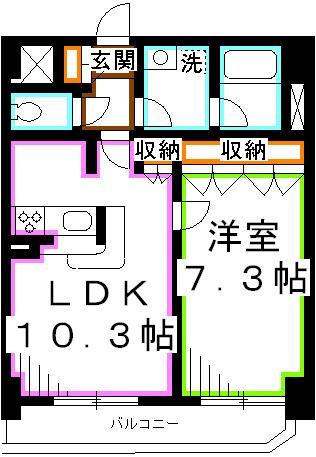 Ｓ・フラット吉祥寺　 間取り
