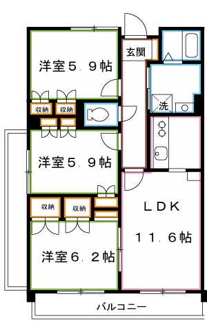Ｎ・グランドゥール 間取り