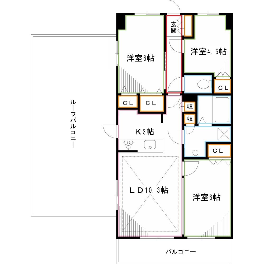 Nステージ東小金井 間取り