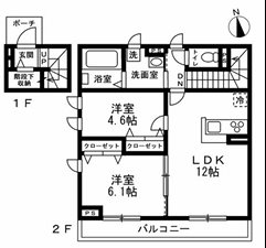 仮称)三鷹市下連雀2丁目 間取り