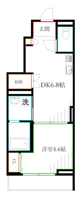 第二アムール八幡 間取り